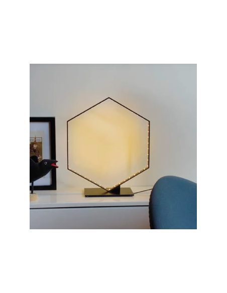 LAMPE À POSER HEXA - NOIR