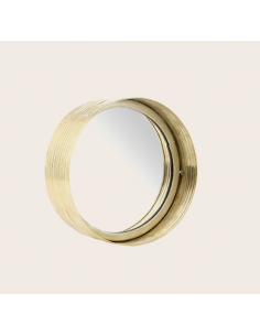 MIROIR PATI DORÉ - Ø35 cm