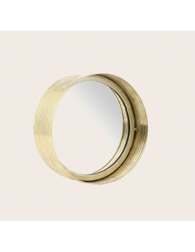 MIROIR PATI DORÉ - Ø35 cm
