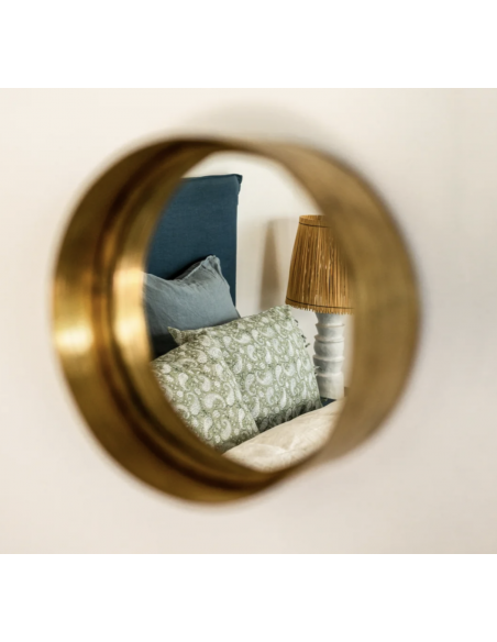 MIROIR PATI DORÉ - Ø35 cm