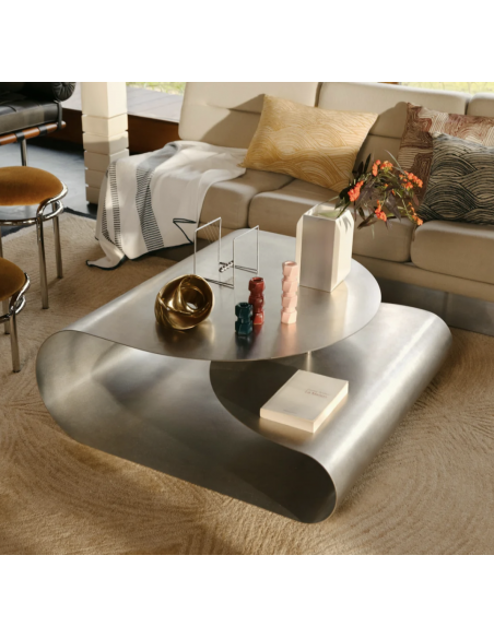 Table basse GEGE - inox brossé