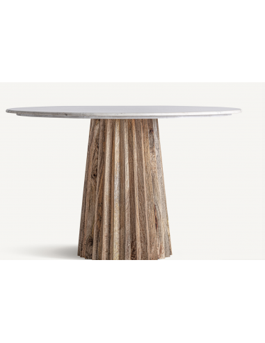 TABLE SALON PLISSÉ WOOD