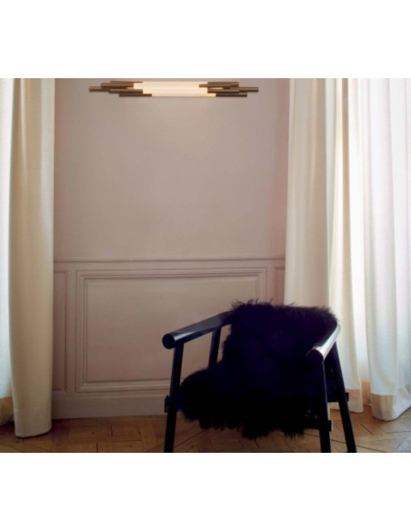 APPLIQUE ORG W 1050 - BLANC & OR