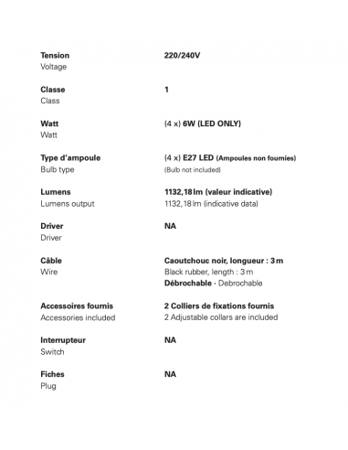 APPLIQUE TUBE 120 - 700 - ARGENT