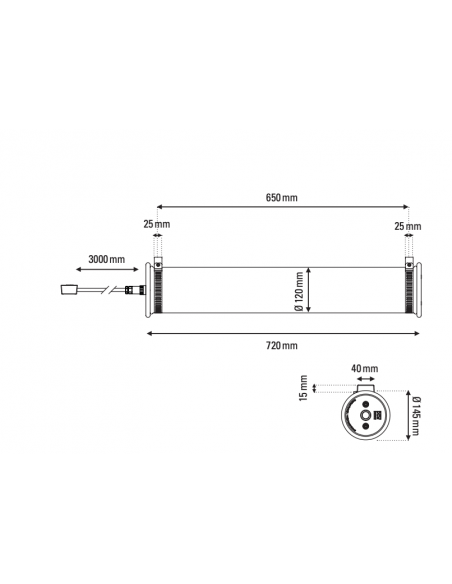APPLIQUE TUBE 120 - 700 - ARGENT