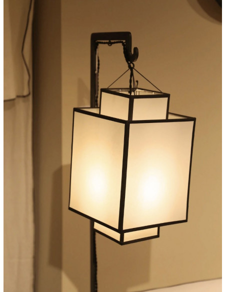 PIED DE LAMPADAIRE ION - NOIR