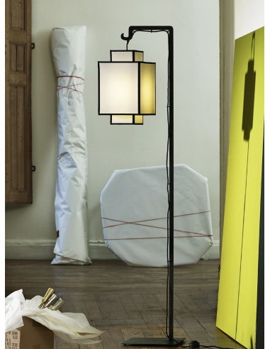 PIED DE LAMPADAIRE ION - NOIR