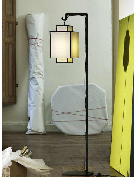 PIED DE LAMPADAIRE ION - NOIR
