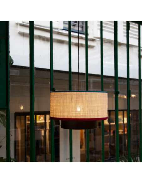 SUSPENSION BIANCA RABANE - RABANE/BLEU/ROUGE