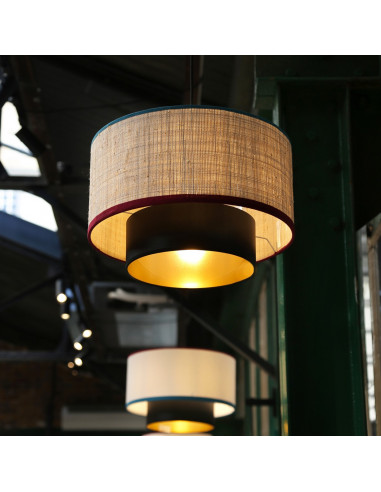 SUSPENSION BIANCA RABANE - RABANE/BLEU/ROUGE