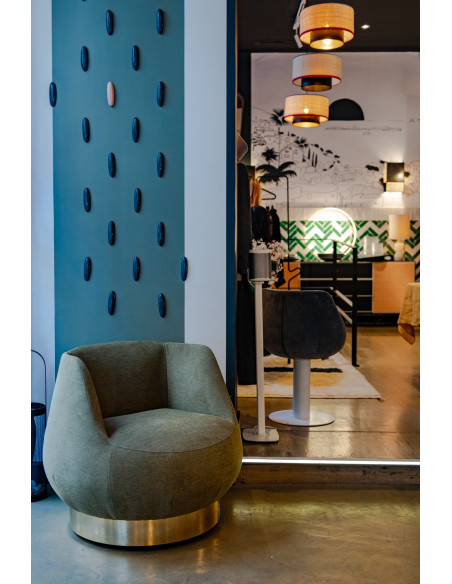 SUSPENSION BIANCA RABANE - RABANE/BLEU/ROUGE