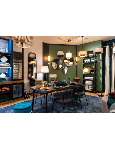 SUSPENSION BIANCA RABANE - RABANE/BLEU/ROUGE