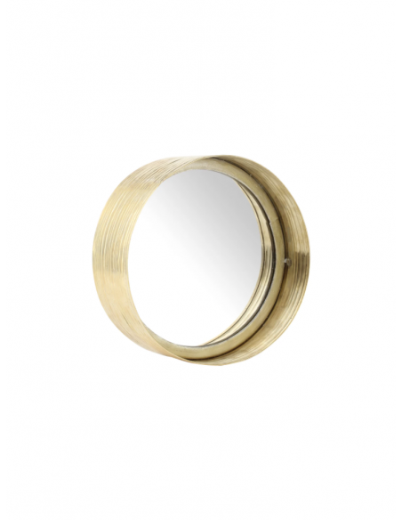 MIROIR PATI DORÉ - Ø23 cm